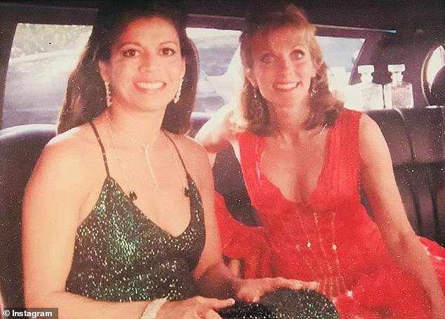 Laurie se je na podelitev oskarjev leta 2004 pripeljala v spremstvu Clintonove tedanje žene Dine Ruiz. Foto: instagram