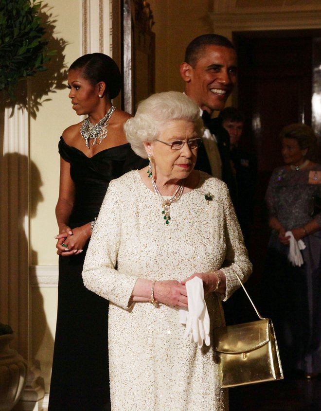 Kraljica je Baracka in Michelle Obama gostila večkrat. FOTO: Guliver/getty Images