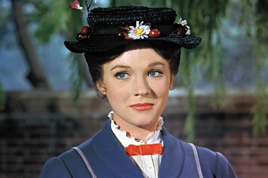 Fotografija: Julie Andrews kot izvorna Mary Poppins FOTO: Disney