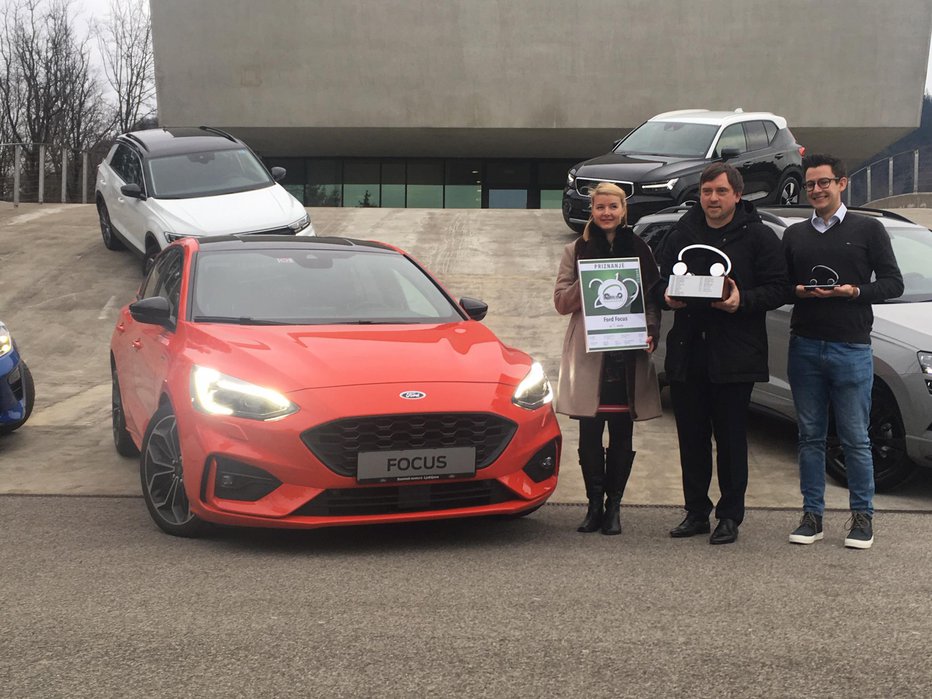 Fotografija: Ford focus je zmagovalec izbora za slovenski avto leta 2019. FOTO: G. B.