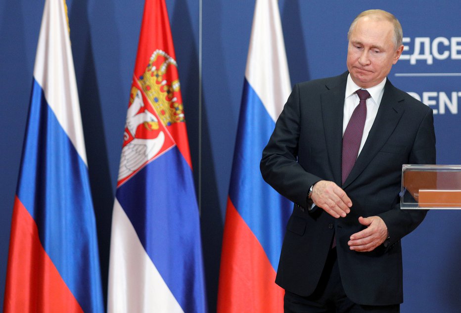 Fotografija: Putin na obisku v Srbiji. FOTO: Reuters