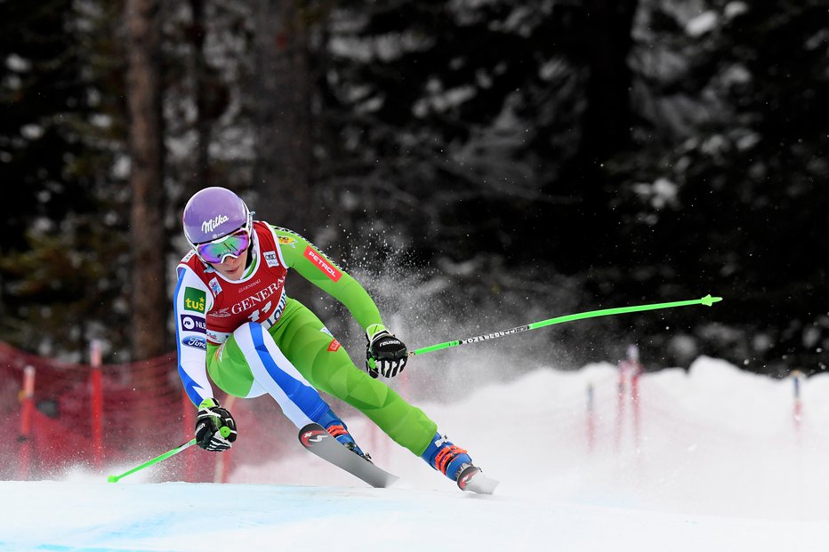 Fotografija: Ilka Štuhec je drugega dne tekem v Garmischu popravila vtis. FOTO: Reuters