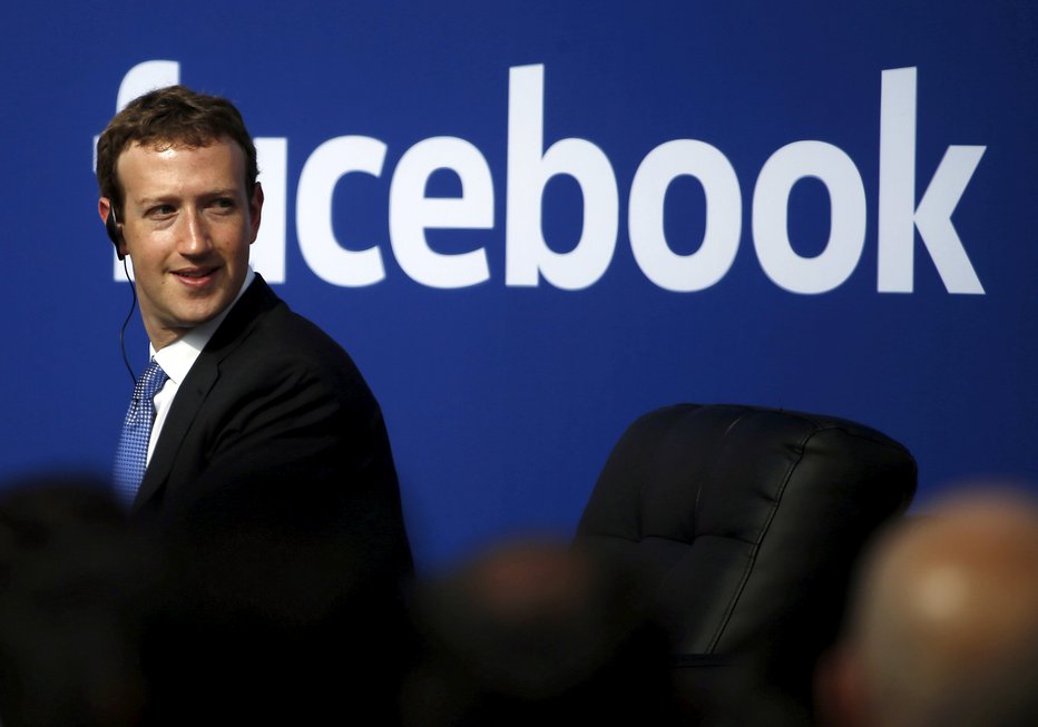 Fotografija: Ustanovitelj in lastnik Facebooka Mark Zuckerberg. FOTO: Reuters