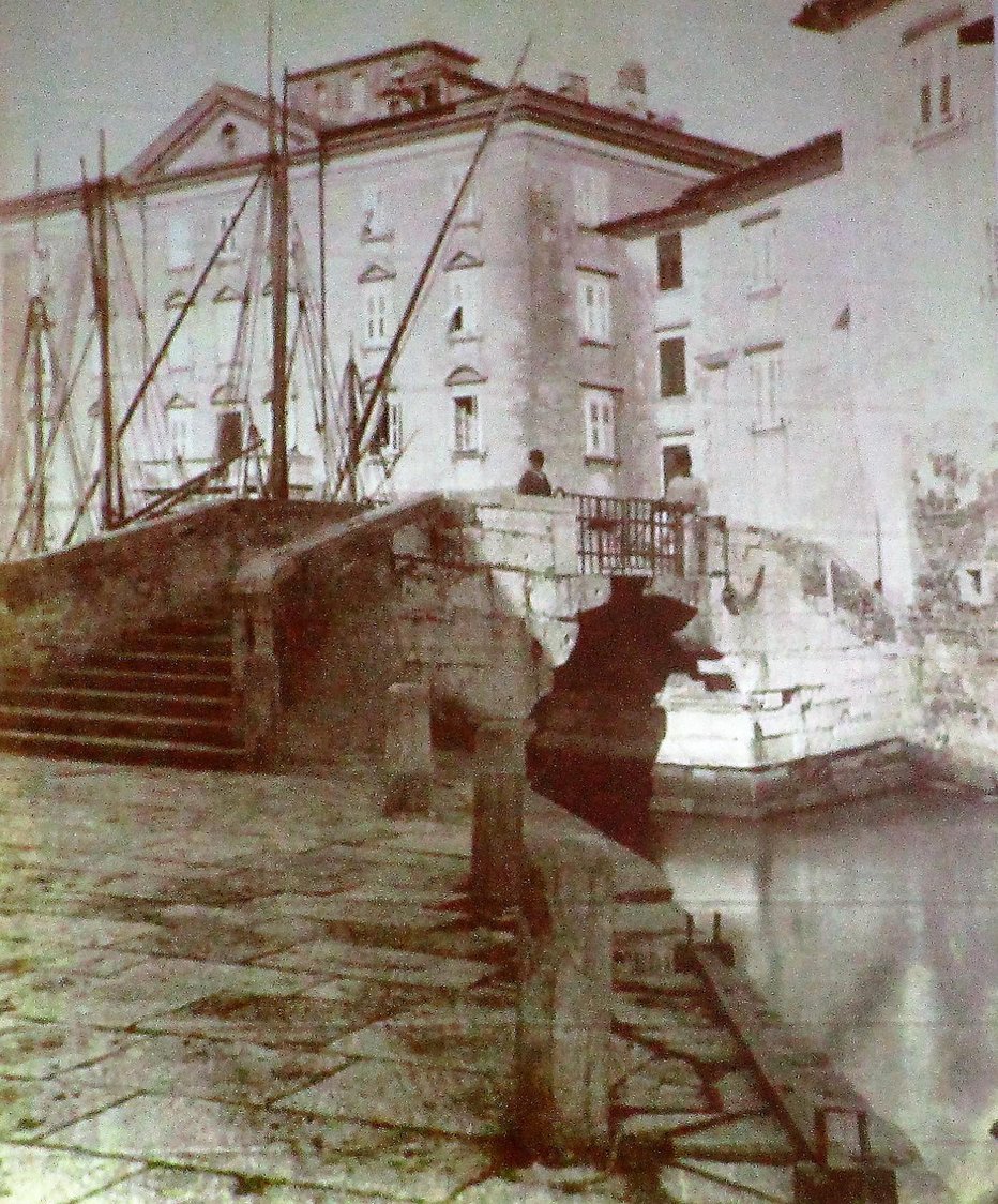 Fotografija: Most z druge strani iz leta 1887