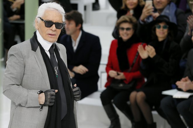Lagerfeld je bil velik ekscentrik. FOTO: Reuters