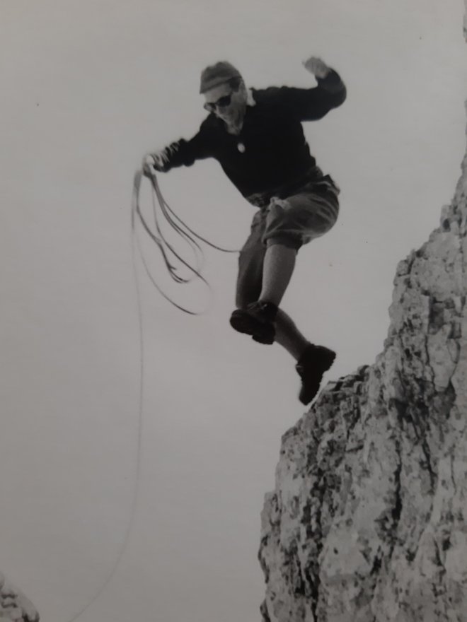 Kot najboljši alpinist prve povojne generacije je s soplezalci premikal meje mogočega v alpinizmu. FOTO: osebni arhiv, preslikava