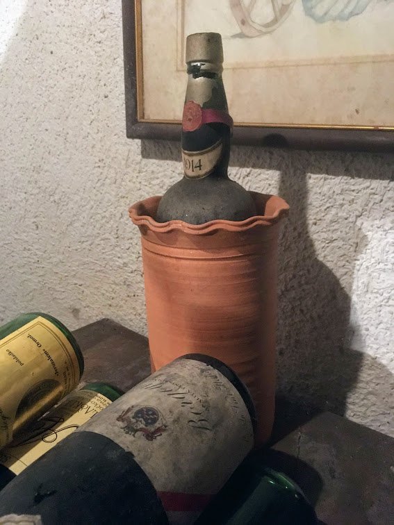 Steklenica vina iz leta 1914 FOTO: Jaroslav Jankovič