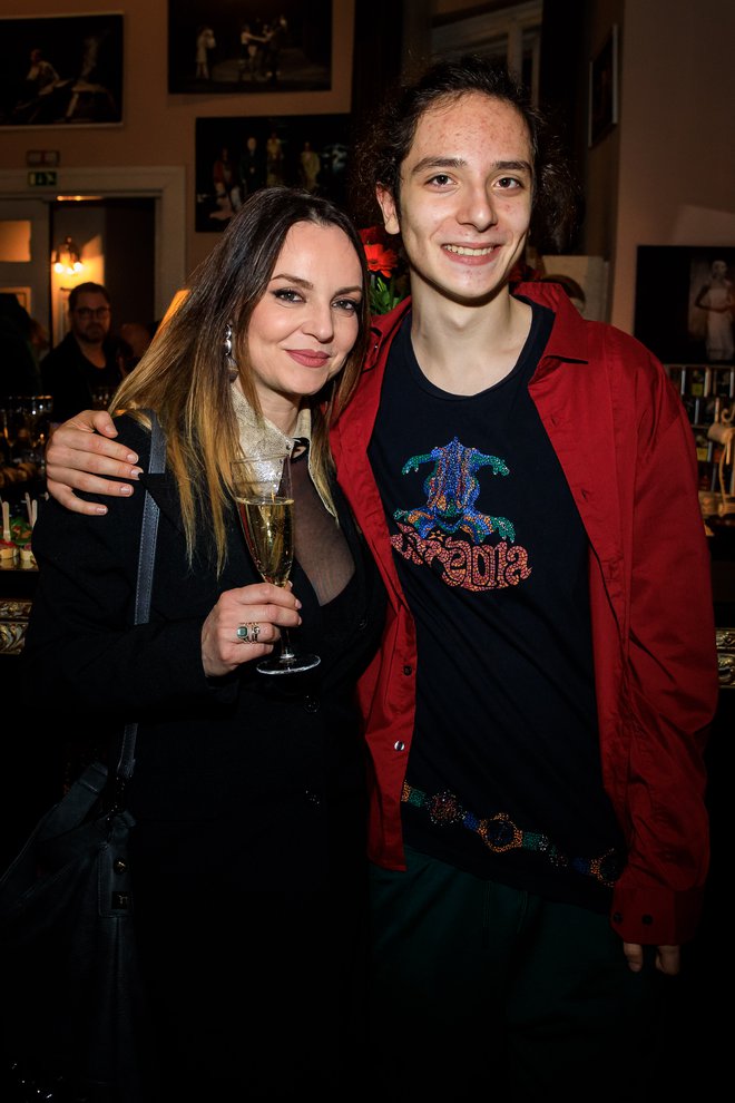 Oriana Girotto in Aleksander Boris Cavazza. FOTO: Sandi Fišer