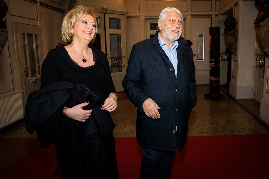 Fotografija: Boris Cavazza in njegova soproga Ksenija Benedetti. FOTO: Mediaspeed