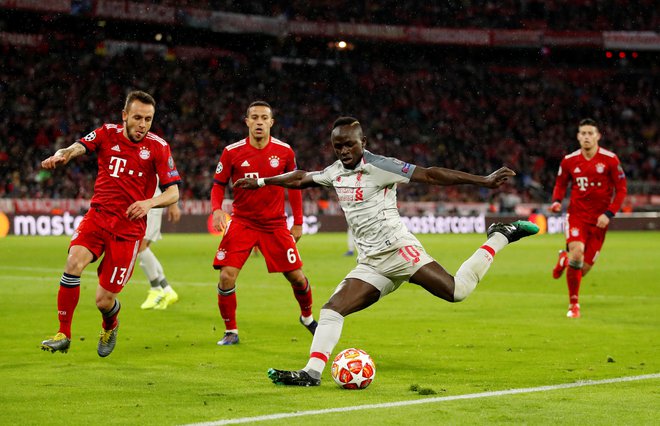 Sadio Mané je blestel proti Bayernu. FOTO: Reuters