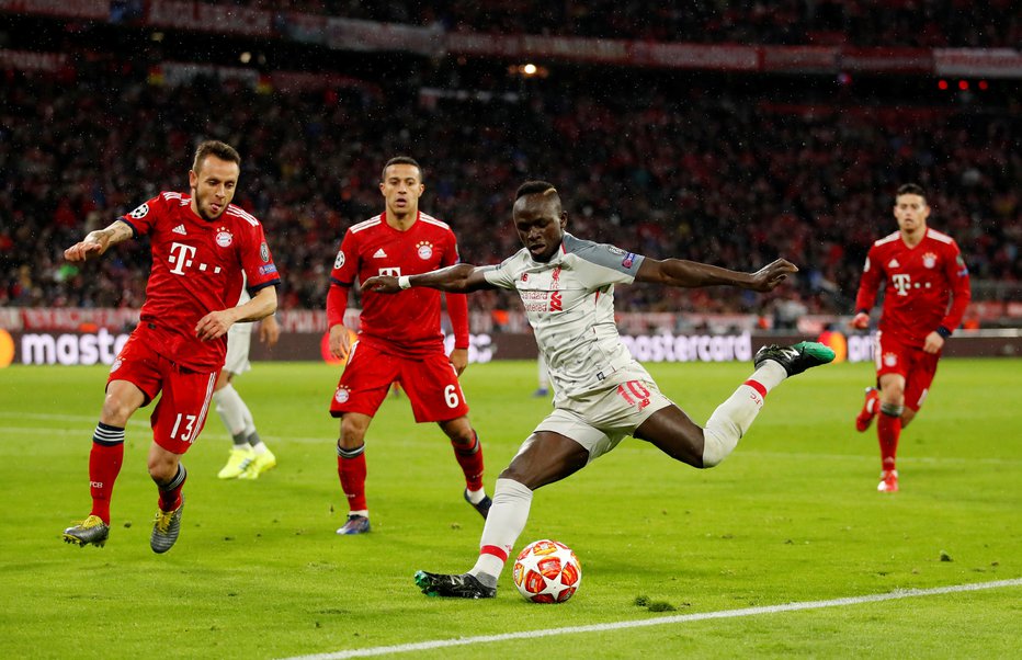 Fotografija: Sadio Mané je blestel proti Bayernu. FOTO: Reuters