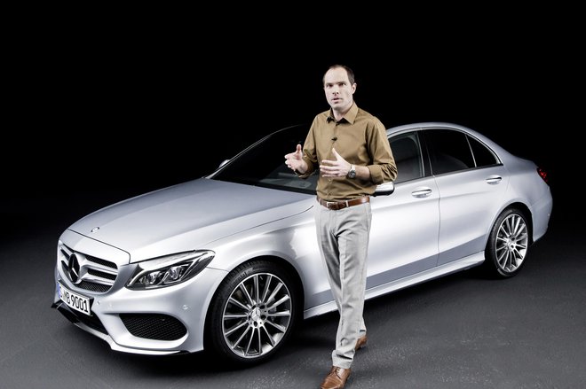 Robert Lešnik na predstavitvi novega modela razreda C FOTO: Daimler