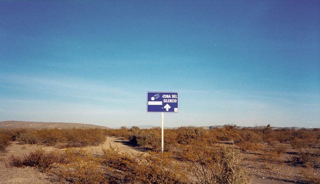Del puščave Mapimí v Mehiki, kjer ne deluje noben signal, kompas ali ura.