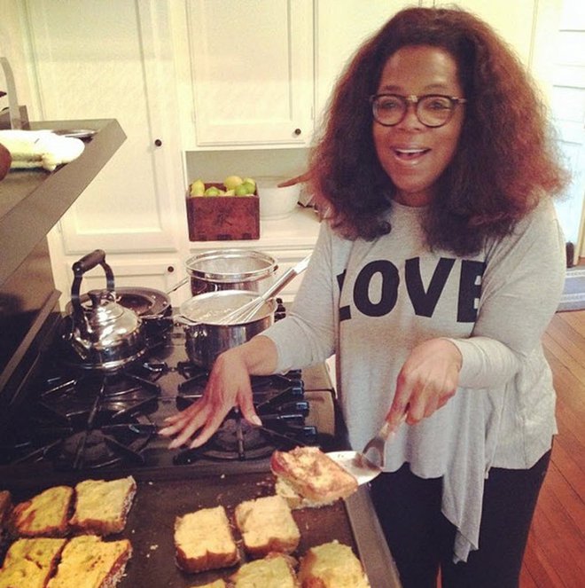 Oprah je odlična kuharica.