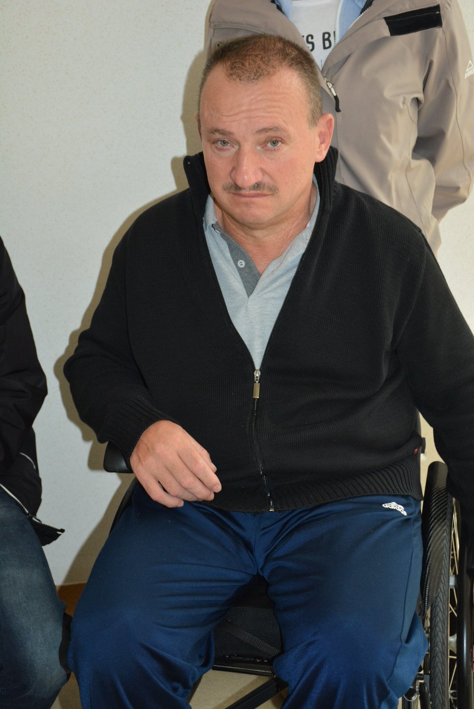 Fotografija: Štefan Bukvič je po nesreči priklenjen na invalidski voziček. FOTOGRAFIJI: Oste Bakal