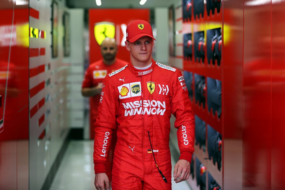 Fotografija: Mick Schumacher je minula dva dneva izjemno užival na testiranju formule 1. FOTO: Reuters