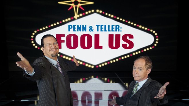 Penn in Teller v šovu Fool Us ocenjujeta nove talente. FOTO: Itv