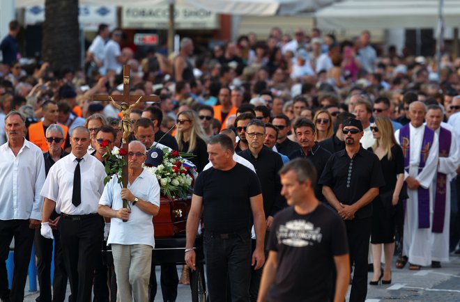 Pogreb Oliverja Dragojevića. FOTO: Reuters