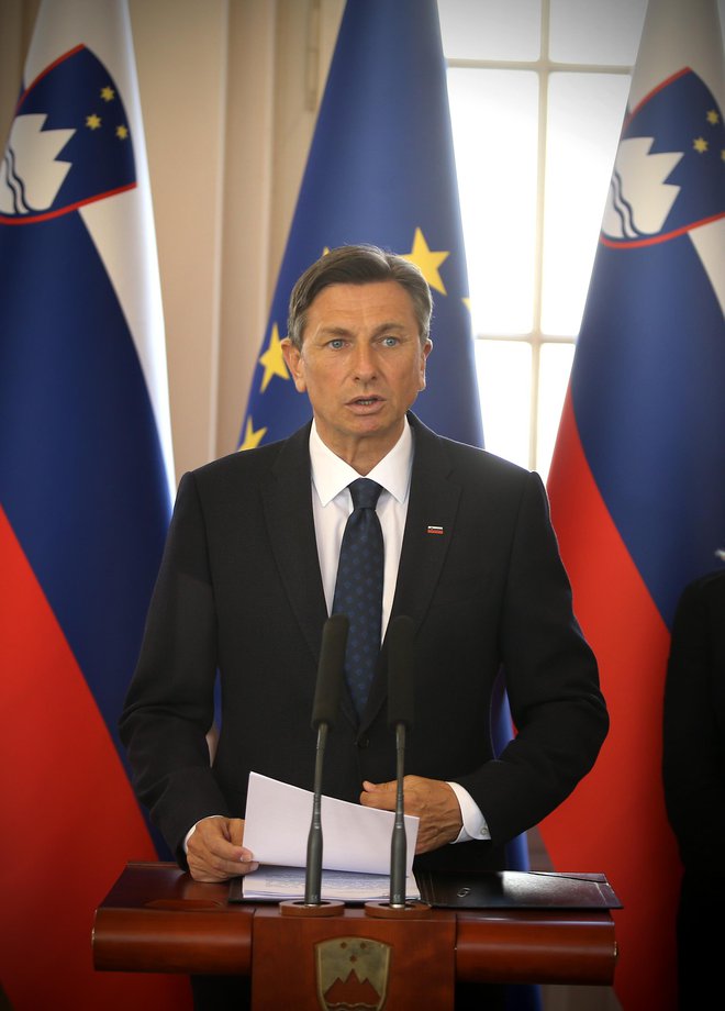 Predsednik republike Borut Pahor. FOTO: Jože Suhadolnik