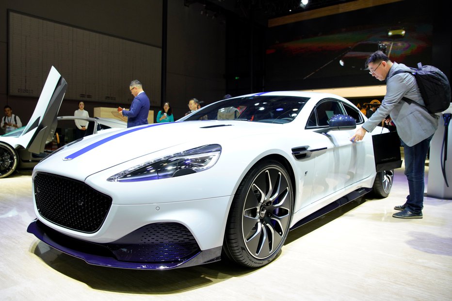 Fotografija: Aston Martinov električni športnik rapide E FOTOGRAFIJE: Reuters