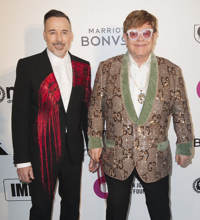 Elton John je danes srečen v zakonu z Davidom Furnishem. FOTO: Guliver/cover images