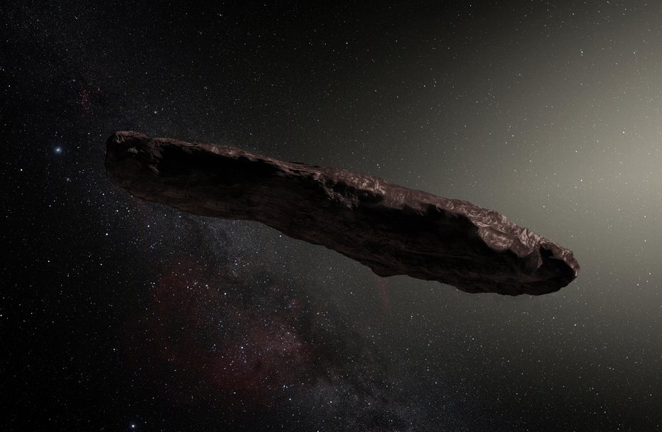 Fotografija: Oumuamua naj bi prišel z ene oziroma celo dveh zvezd. FOTO: Wikipedija
