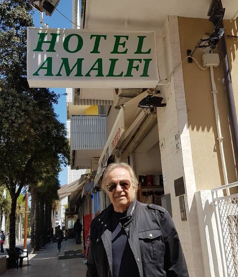 Alfi Nipič se je nedavno mudil v Lignanu, kjer je hotel Amalfi. FOTO: OSEBNI ARHIV