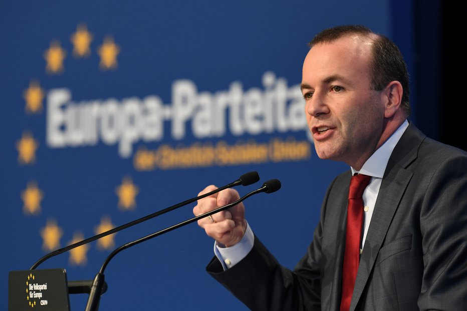 Fotografija: Na soočenju bo sodeloval tudi Manfred Weber, kandidat EPP, ki bo, kot kaže, ostala največja stranka v EP. FOTO: Reuters