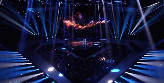 Finalni nastop. FOTO: Eurovision, posnetek zaslona