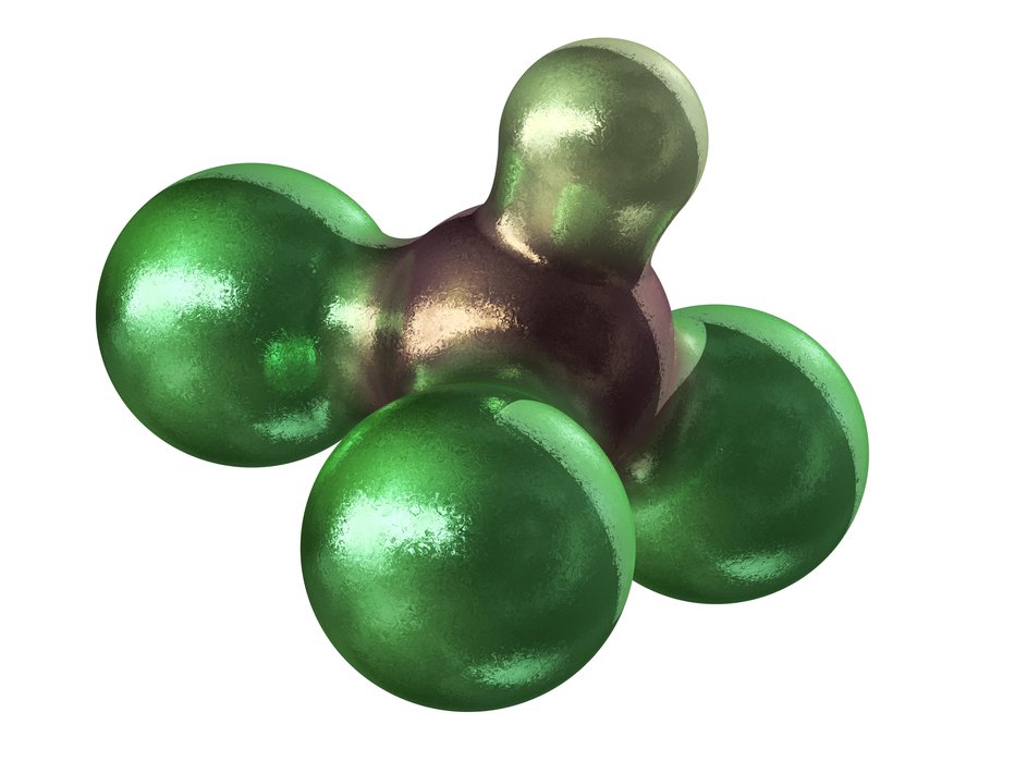 Fotografija: Model molekule CFC-11 FOTO: Guliver/getty Images