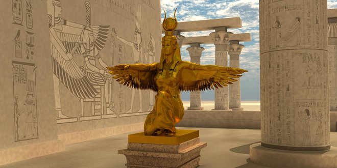 Boginja Isis je bila zaščitnica žensk in ena najbolj čaščenih boginj starega Egipta. FOTOGRAFIJI: Guliver/Getty Images
