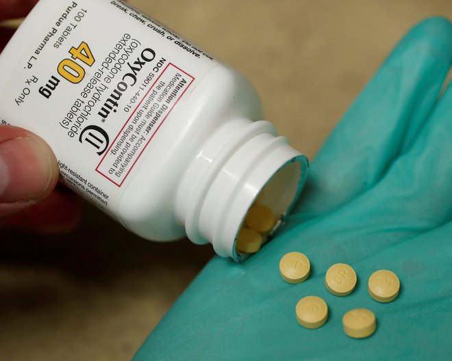 Opioid oxycontin, ki ga izdeluje Purdue Pharma iz Oklahome. FOTO: REUTERS