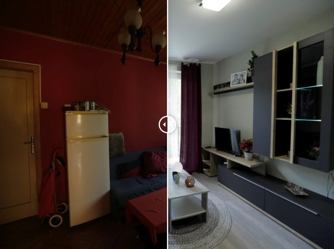 Dom prej in potem. FOTO: Pop TV, Dom in vrt
