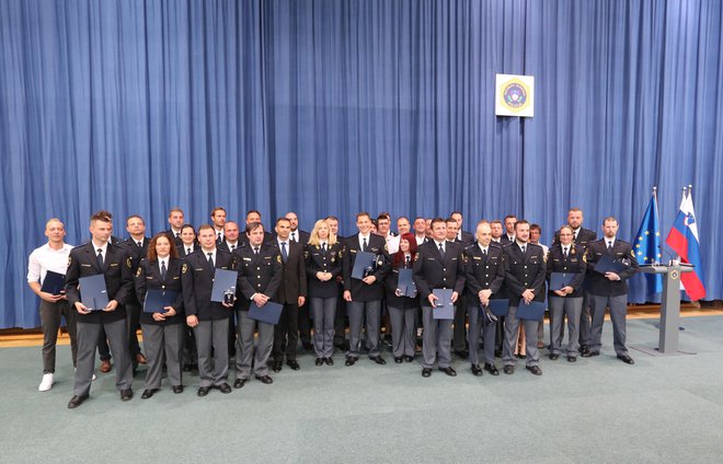 Skupinska slika vseh dobitnikov medalj Foto: Dejan Javornik