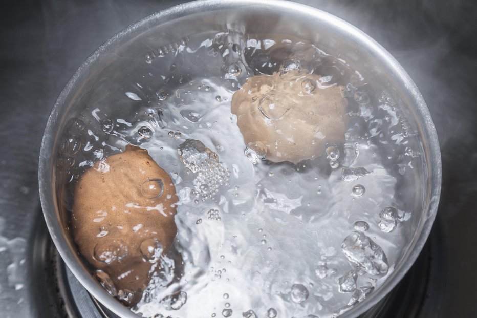 Fotografija: Z vodo, v kateri so se kuhala jajca, nahranite lončnice. FOTO: Thinkstock