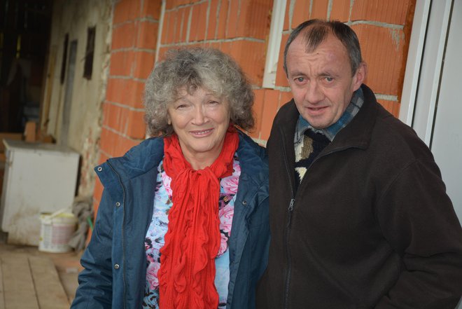 Dobrotnica iz Nemčije, sicer pa domačinka, Marina Horvat se ni mogla udeležiti slovesnosti ob predaji obnovljene hiše. FOTO: Oste Bakal