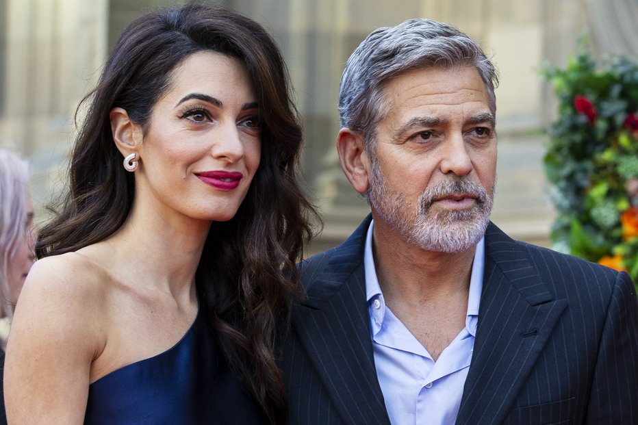 Fotografija: Amal in George sicer veljata za srečna zakonca. FOTO: Getty Images