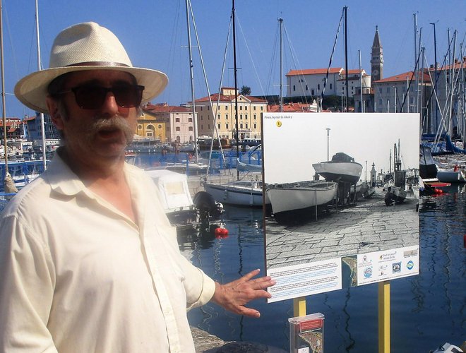 Slobodan Simič - Sime: »O tem, kako se Piran spreminja, si lahko ob starih fotografijah vsak ustvari svoje mnenje.« FOTOGRAFIJE: Janez Mužič