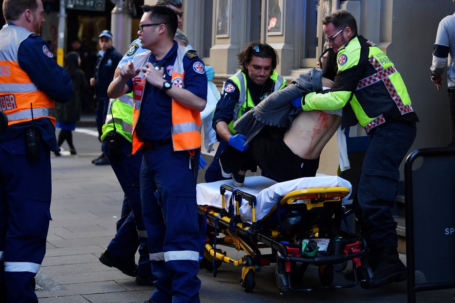 Fotografija: Napad v Sydneyju. FOTO: Reuters