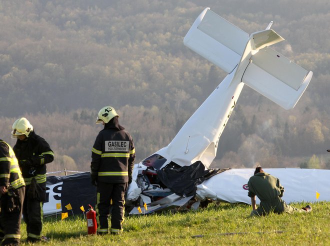 Nesreča se je zgodila v kraju Vrh pri Križu. FOTO: Dejan Javornik