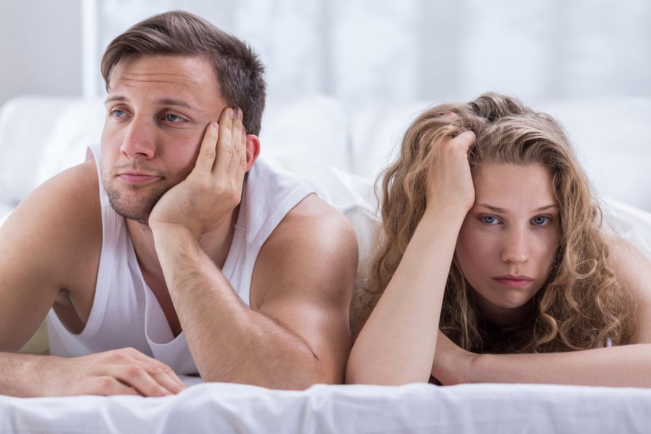 Fotografija: Če se spodrsljaji pri seksu ponavljajo, nastopijo težave v odnosu. FOTO: Guliver/Thinkstock