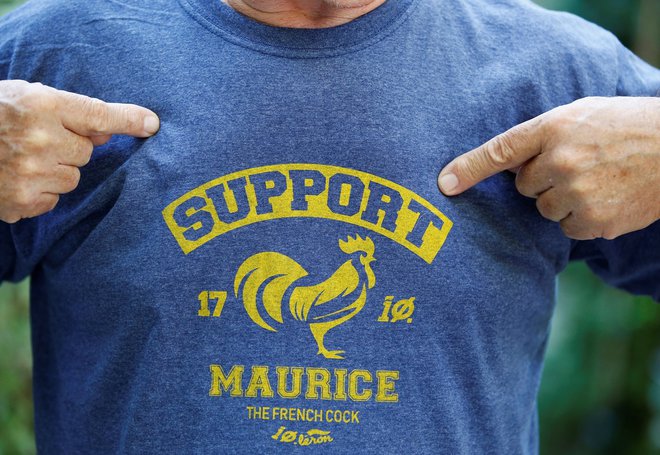 V podporo petelinu so sprožili pravo kampanjo Jaz sem Maurice.