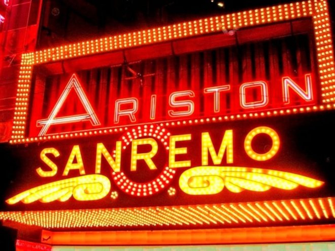 Slovito gledališče Ariston v San Remu