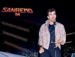 Takole je bil videti Eros Ramazotti leta 1984 v San Remu.