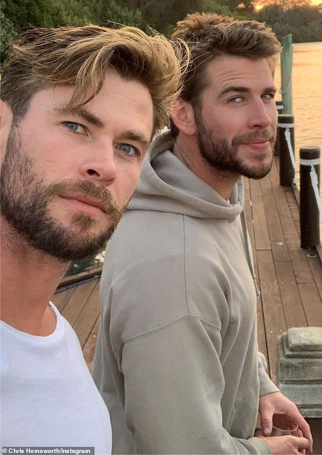Chris (levo) se boji, da Hollywood duši Liama. FOTO: Instagram