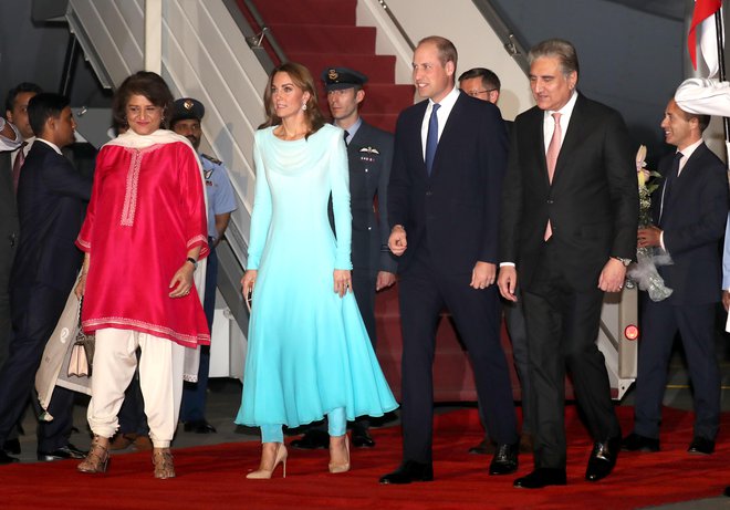 Princ William in Kate sta v ponedeljek prispela na uradni obisk v Pakistan. FOTOGRAFIJE: Guliver/getty Images