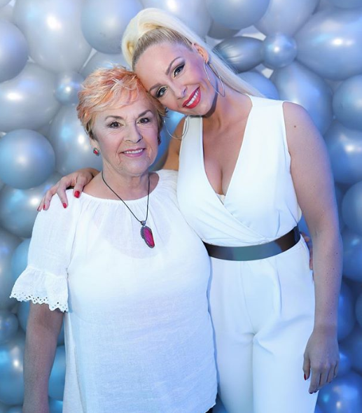 Fotografija: Špela in njena mama Magda sta dobri prijateljici. FOTO: Instagram