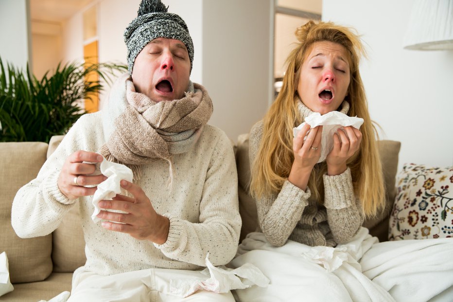 Fotografija: Gripa je akutna virusna bolezen dihal in se zelo hitro širi. FOTO: Guliver/Getty Images