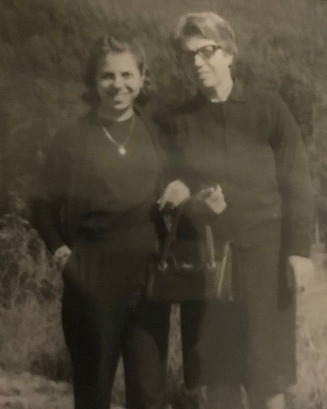 Antonella Lampone z mamo Mario leta 1969