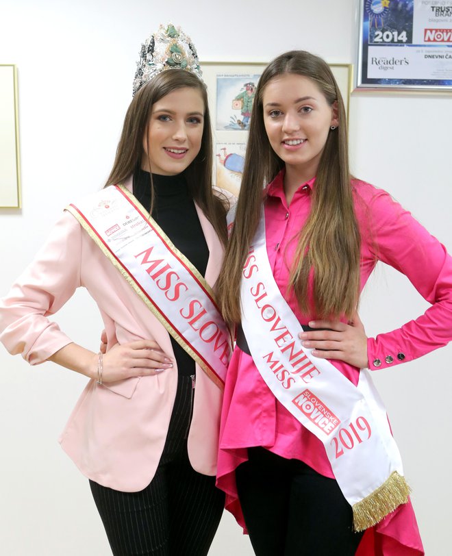 Miss Slovenije in miss Slovenskih novic. FOTOGRAFIJE: Dejan Javornik
